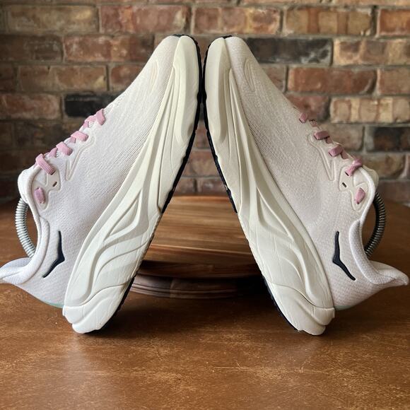 Hoka Arahi 8 Womens 6.5 Rose Cream Alabaster Max Cushion Running Sneakers Shoes - Picture 16 of 16
